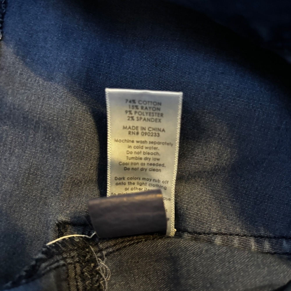 Bullhead Denim Co‎ Womens Mid Rise Jegging Dark Wash Skinny Jeans Size 26 (A7) - Picture 5 of 9